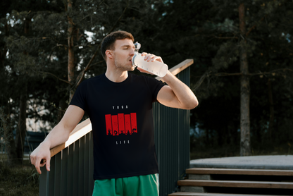 "Yoga Life" Graphic T-Shirt – Black (DTF)